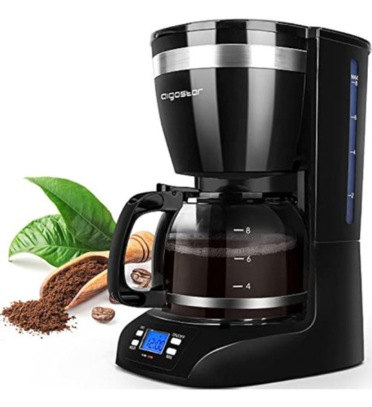 Aigostar Cafetera De 10 Tazas, Cafetera De Goteo Con Jarra D 0