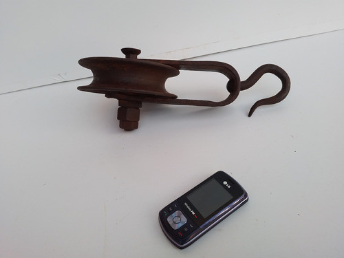 Antigua Roldana Mediana Robusta Buen Cuerpo 15cm Diámetro 1