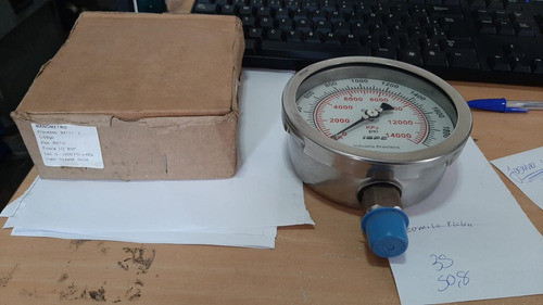 Manômetro Iope 0-2000psi 0-14000kpa 1