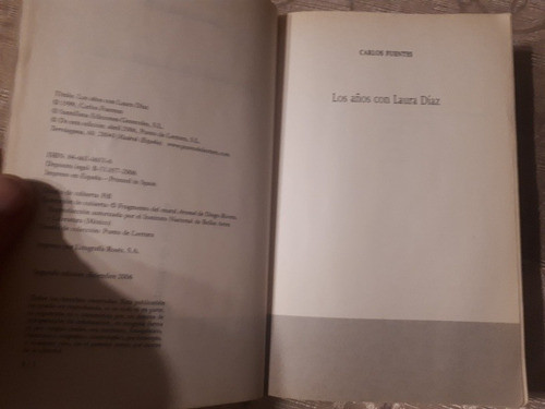 Los Años Con Laura Diaz - Carlos Fuentes 1