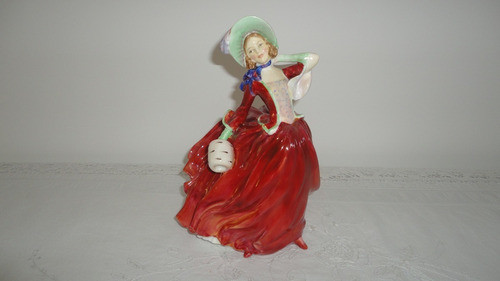 Figura Dama Inglesa Royal Doulton Pintada Coleccion Veala 0