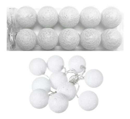 Luces Led 6cm X 10uds Esfera Labrada T/piña-  Telecompras Cs 0