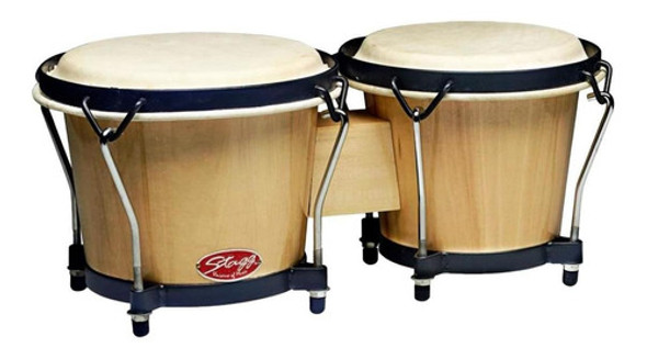 Bongoe De Madera 7  Y 8  Natural Stagg Bw-70-n 0