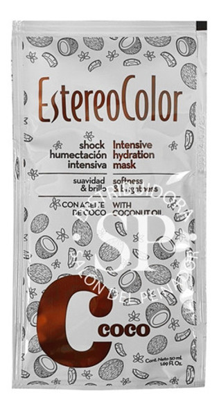 Shock Humectación Intensiva Coco Estereocolor Caja X 10u D 1