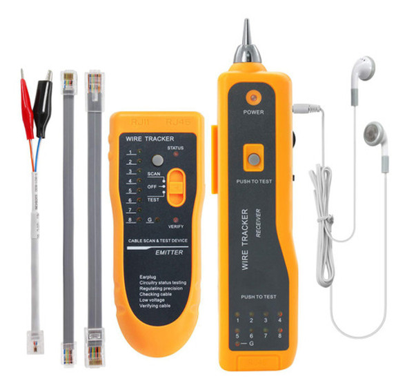 Testador De Detectores De Rede Line Finder Network Jw-360 0
