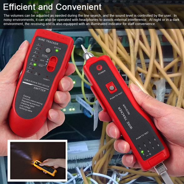 Testador De Detectores De Rede Line Finder Network Jw-360 1
