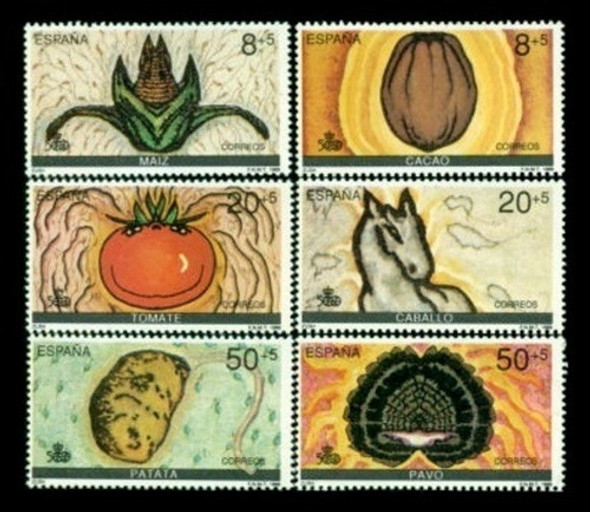 España - Descubrimiento De América 4 - Serie Mint Yv 2644-49 0 España - Descubrimiento De América 4 - Serie Mint Yv 2644-49 0