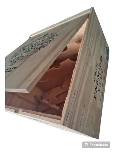 Caja De Vinos De Madera Vacia Gran Enemigo 1