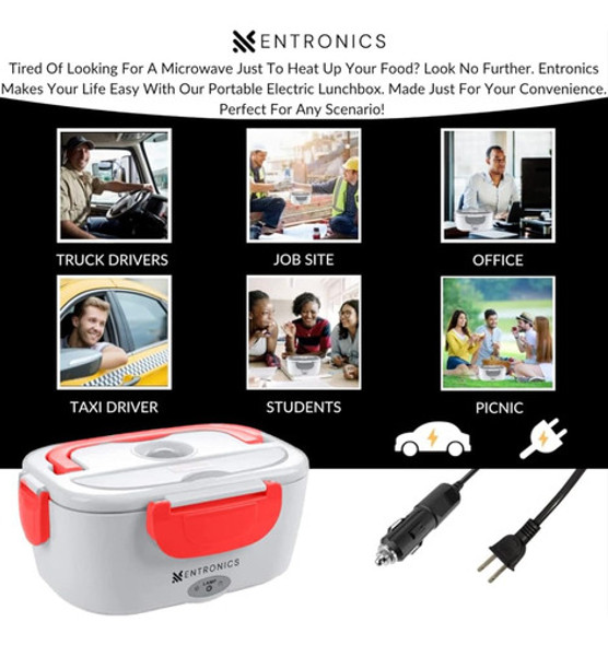 Calentador De Alimentos Para Lonchera Eléctrica Entronics, F 1