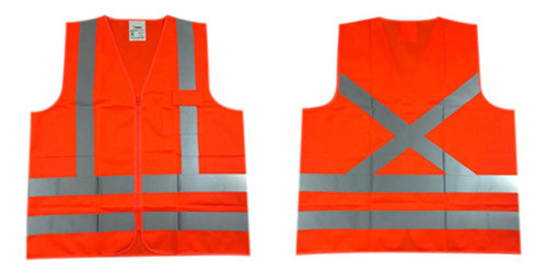 Colete Refletivo Imbat Laranja 1bolso Xg 0