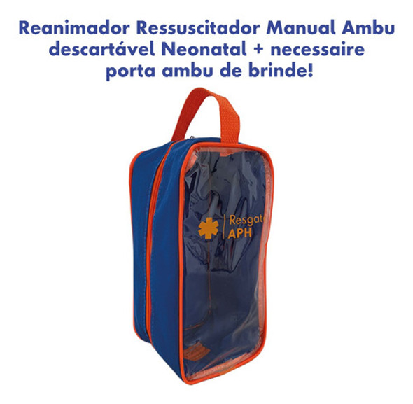 Reanimador Ressuscitador Ambu Pvc Neonatal Resgate Aph 1