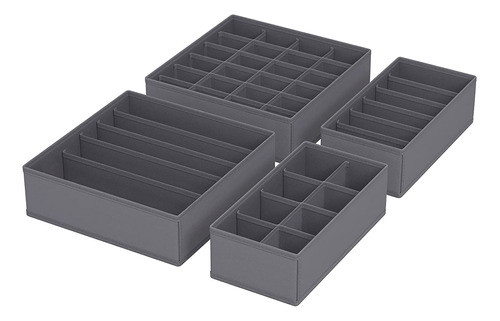Pack De 4 Organizadores Multiuso Decoteam 45 Compartimientos 1
