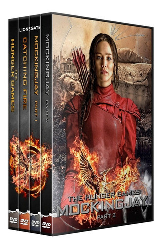 Los Juegos Del Hambre Hunger Games Saga Dvd Latino/ingles 0