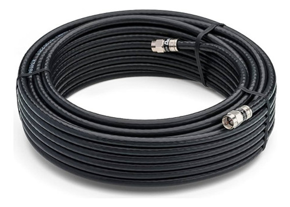 Cable Coaxil 8 Mt Rg-6 C/ Fichas Compresion Profesional Hd 0