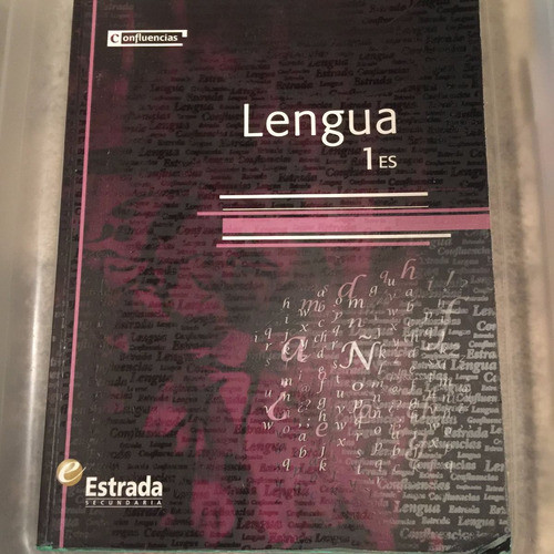 Lengua 1 Es + Cuadernillo Como Nuevo Confluencias Estrada 0