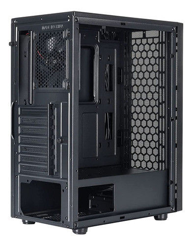 Caja De Pc De Torre Media Aresgame At-m1, Panel Lateral Tran 1