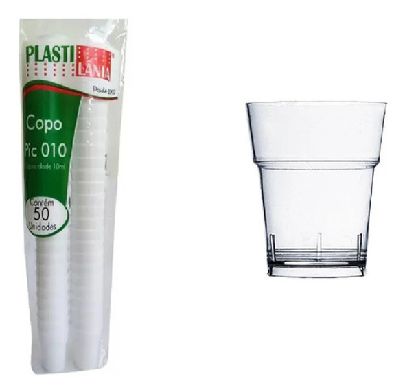 Copo 10ml Acrilico C/1000 Doce Ou Ceia, Degustação 0