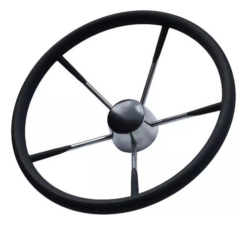 Volante Inox Grip Náutico 343mm Para Barcos Lancha Universal 0