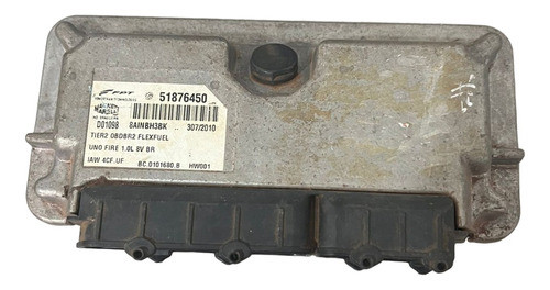 Modulo Injeção Fiat Uno Economy 1.0 Fire Flex 2011 51876450 0