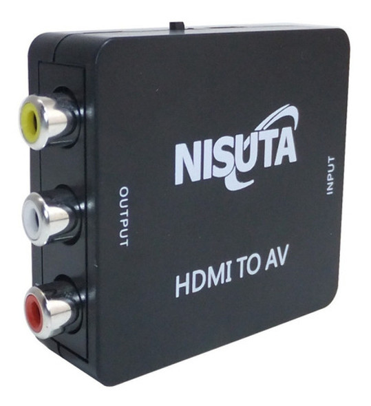 Conversor Hdmi A Video Rca - Adaptador Audio Y Video Led Tv 0