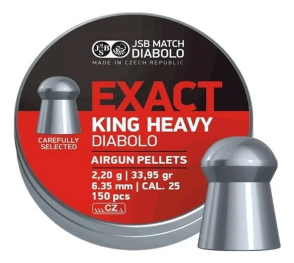 Balines Cometa Jsb Exact King 6.35mm X 150u Local Tribunales 0