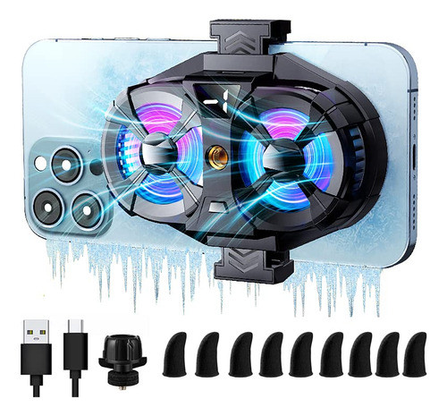 Enfriador Inalambrico  Dual De Telefono Celular 6-8cm 0