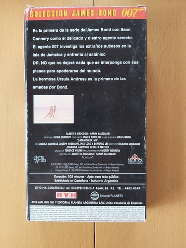Vhs 007 Satánico Dr. No 1