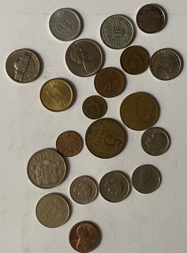 20 Monedas Portugal Cccp Francia Usa Suiza Canada  867/4m 1