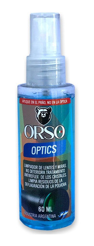 Kit Orso Optics, Aceite, Desengrasante, Limpiador Y Paño 1
