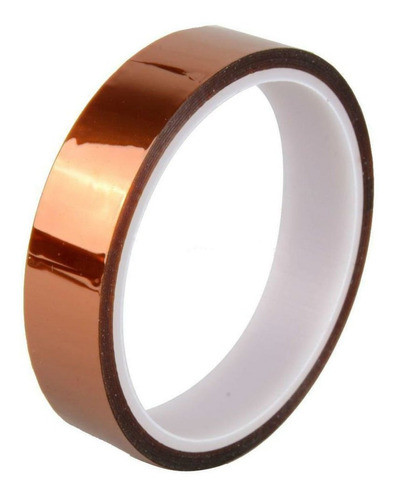 Rollo De Cinta Alta Temperatura Kapton Tape 20mm X 33mts 0