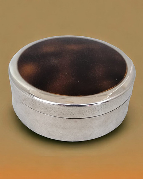 Caixa Banho De  Prata Com Tampa Falsa Tartaruga - Puiforcat 0