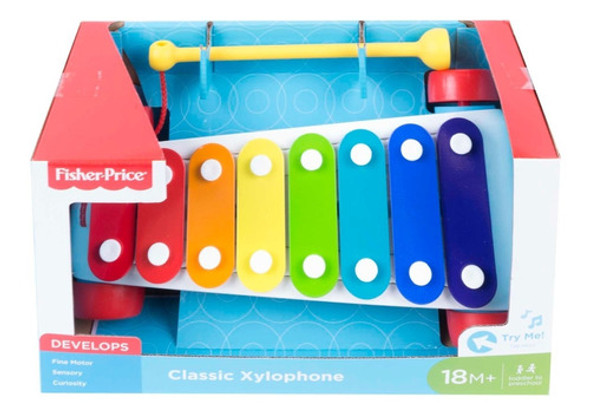 Xilófon Clásico De Fisher-price Con Ruedas 0