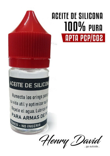 Aceite Silicona Lubricante Rifle Inflador Co2 Pcp Uso Gral 1