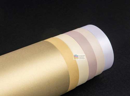 Papel Perolizado Color Plus 180g A4 Golden 20 Folhas 1