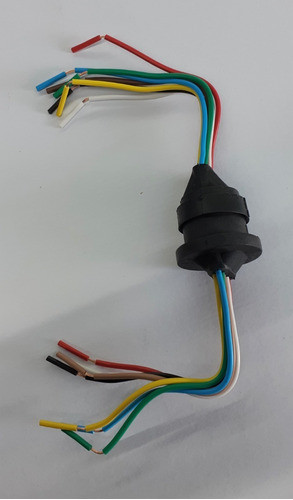 Conector 7 Vías, Contactos, Goma Inyectada, Trailer, Calidad 1