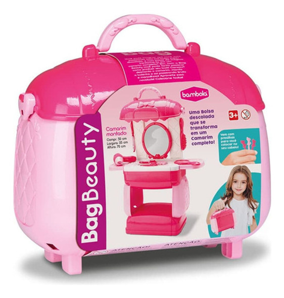 Kit Camarim Maleta Penteadeira Bag Beauty Bolsinha 1
