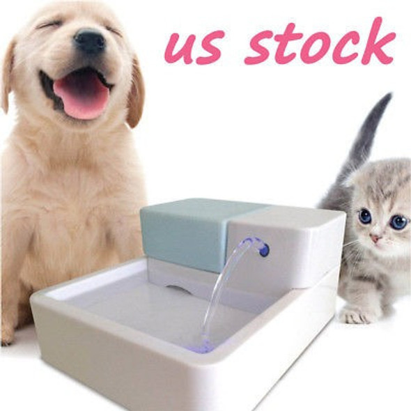 1.8 L Agua Pet Bebedero Tazón Auto Perro Gato Gatito Filtro 1