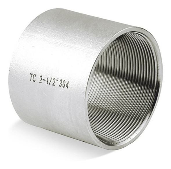 Cupla 4 Pulgada Acero Inoxidable 304 0