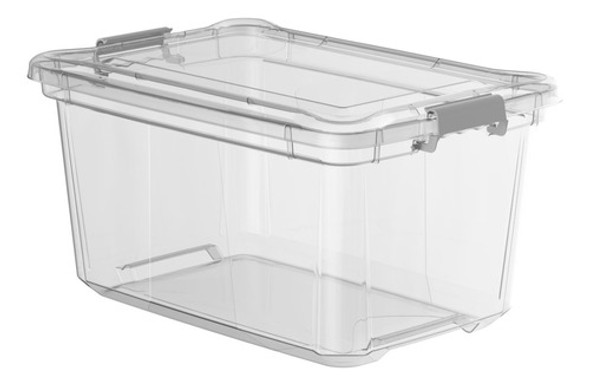 Caja Organizadora De Plastico Transparente Con Tapa 0