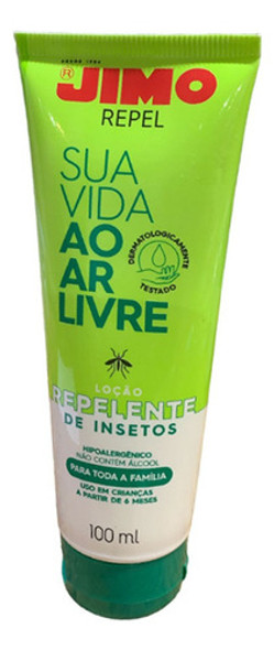 Repelente Jimo Crema 100 Ml Hipoalergenico Sin Alchohol Mf 0