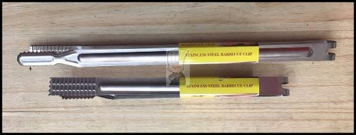 Kit 2 Pinza Para Asado Acero Inoxidable 31 Y  40cm 0