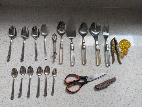 Juego De Utensillos Cocina Usados Sueltos 0