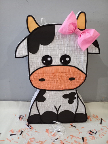 Piñata Cumpleaños Vaca De 70cm 1