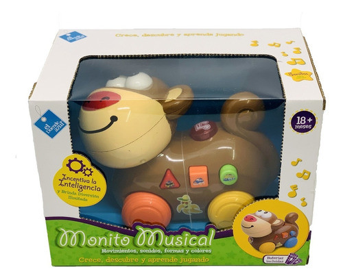 Monito Musical Con Luz Sonido Y Movimiento Tm1 7017 Ttm 1