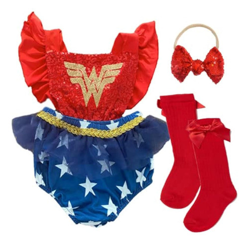 Baby Girl Superhero Halloween Costume Customized 0