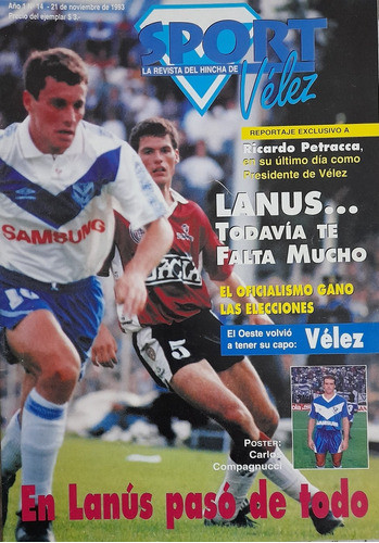 Sport Velez 14 Lanus 1 Velez 1,velez 2 Ferro 0, Petracca 0