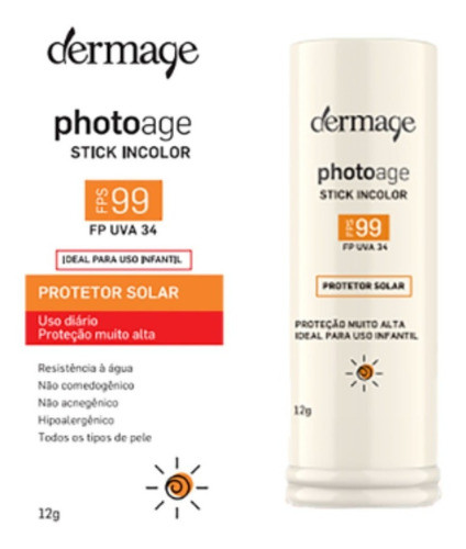 Photoage Stick Incolor Fps 99 12g 1