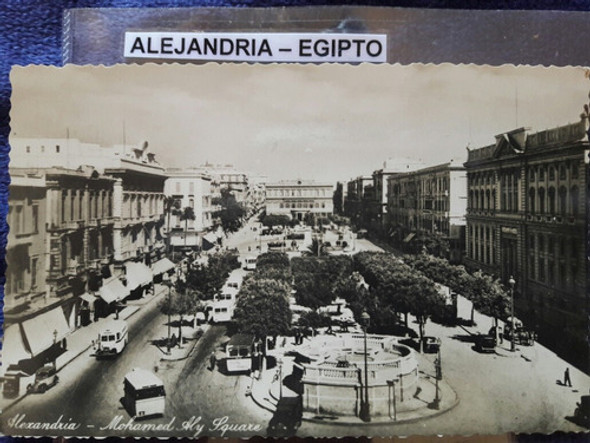 Antigua Postal De La Ciudad De Alejandría Egipto 0