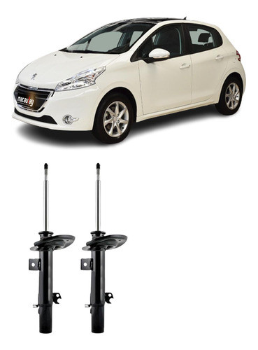 Par Amortecedor Convencional Dianteiro - Peugeot 208 12 A 18 0