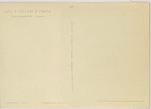 Antigua Postal, Botes Pesqueros, Fotografía, Italia, 3p23 1